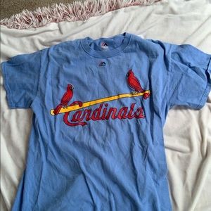 cardinals t shirt, last name smith on back